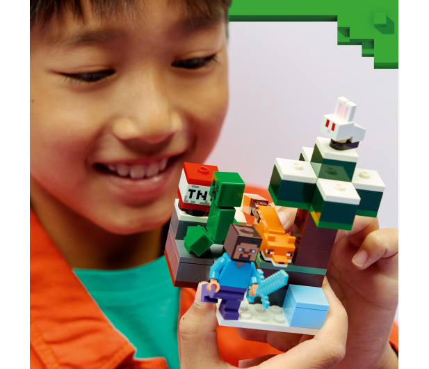 LEGO MINECRAFT 21583 Przygoda Steve’a w tajdze - 1473415 - zdjęcie 12